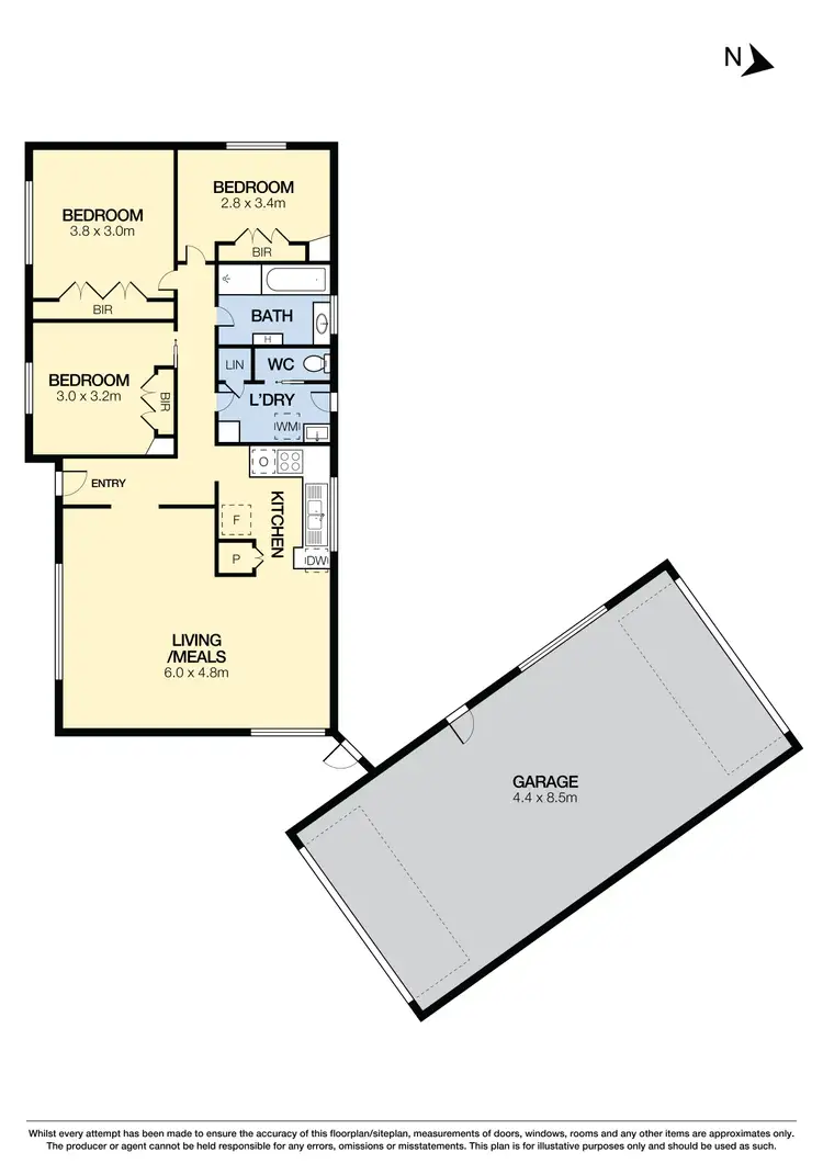 Floorplan of Homely house listing, 24 Winslow Crescent, Deer Park VIC 3023