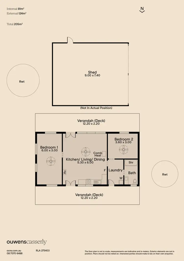 Floorplan of Homely rural property listing, 123 Moritz Road, Kangarilla SA 5157