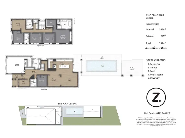 Floorplan of Homely house listing, 145A Alison Road, Carrara QLD 4211