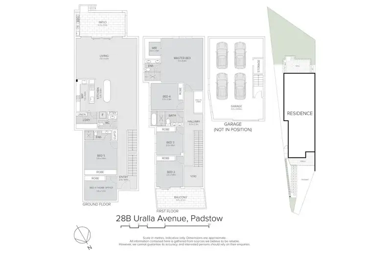 Floorplan of Homely semi-detached listing, 28B Uralla Avenue, Padstow NSW 2211