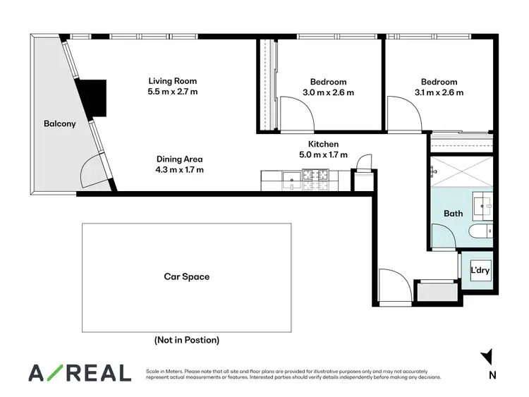 Floorplan of Homely apartment listing, 1502/605 St Kilda Road, Melbourne VIC 3004