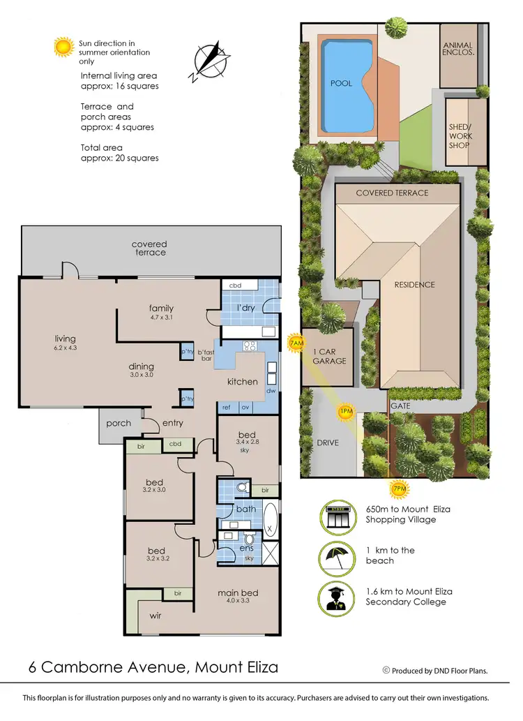 Floorplan of Homely house listing, 6 Camborne Avenue, Mount Eliza VIC 3930