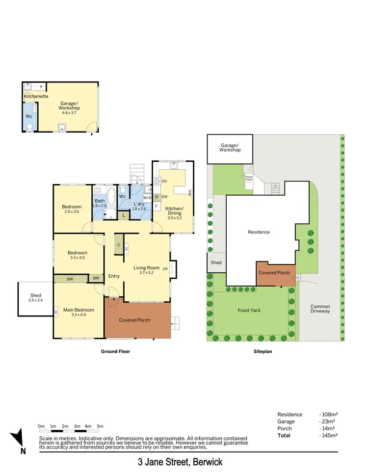 Floorplan of Homely house listing, 3 Jane Street, Berwick VIC 3806
