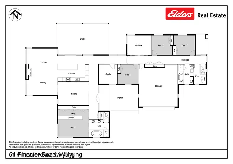 Floorplan of Homely house listing, 51 Pinaster Road, Willyung WA 6330