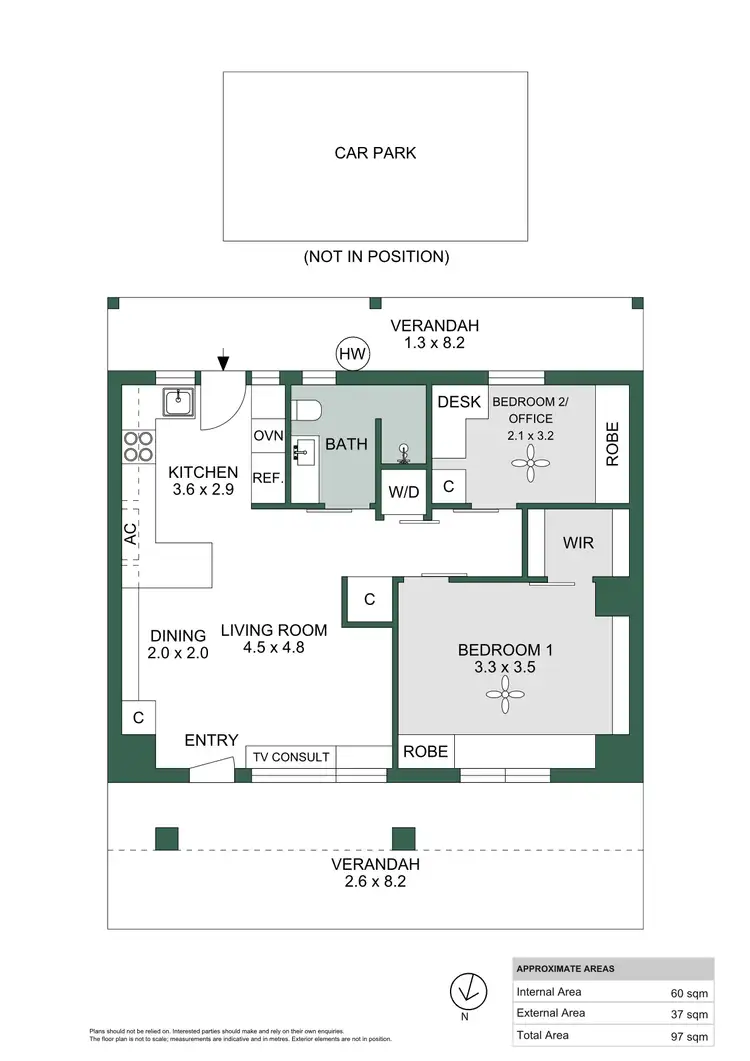 Floorplan of Homely unit listing, 4/18 Raymond Grove, Glenelg SA 5045