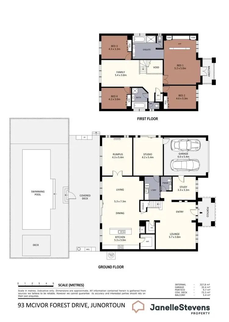 Floorplan of Homely house listing, 93 Mcivor Forest Drive, Junortoun VIC 3551