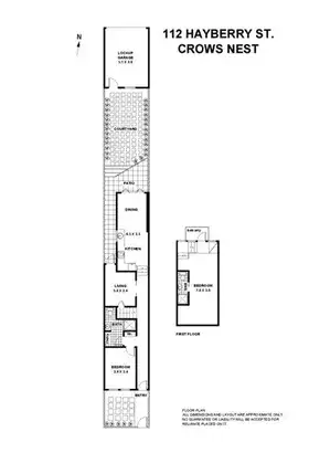Floorplan of Homely house listing, 112 Hayberry Street, Crows Nest NSW 2065