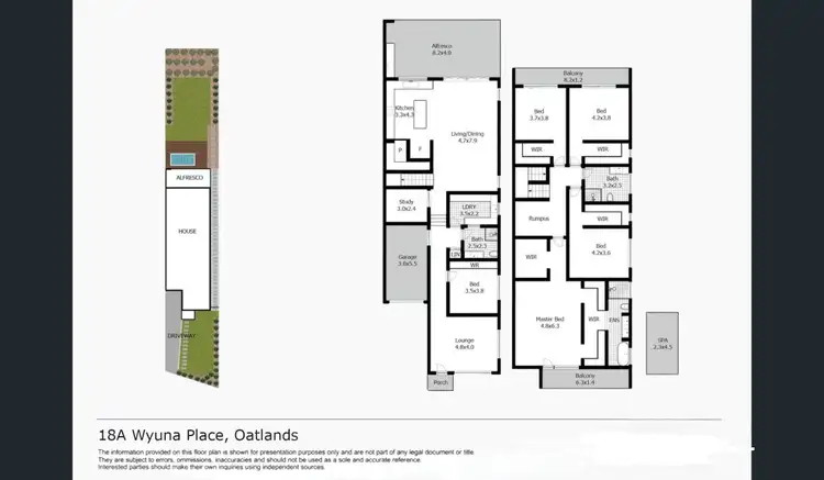 Floorplan of Homely house listing, 18A Wyuna Place, Oatlands NSW 2117