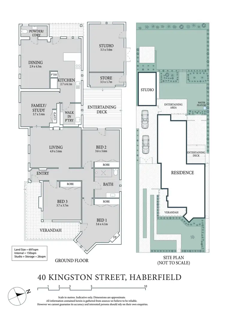 Floorplan of Homely house listing, 40 Kingston Street, Haberfield NSW 2045