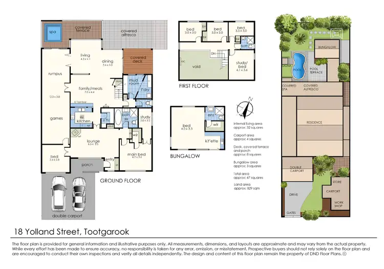 Floorplan of Homely house listing, 18 Yolland Street, Tootgarook VIC 3941