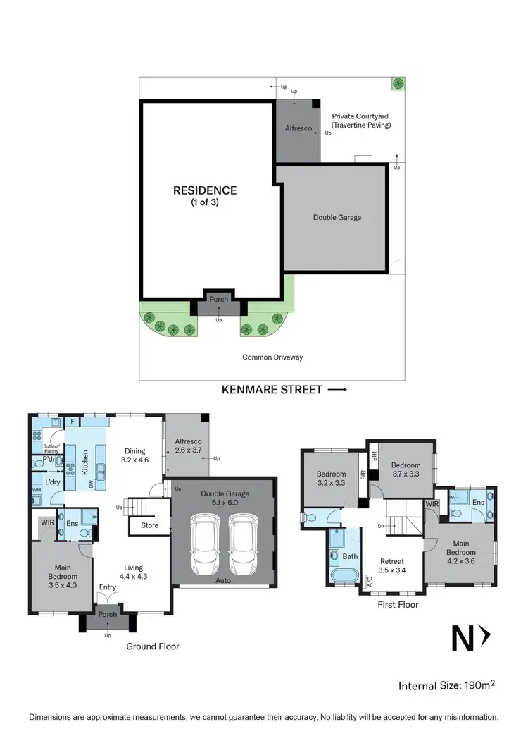 Floorplan of Homely townhouse listing, 2/72 Kenmare Street, Mont Albert VIC 3127