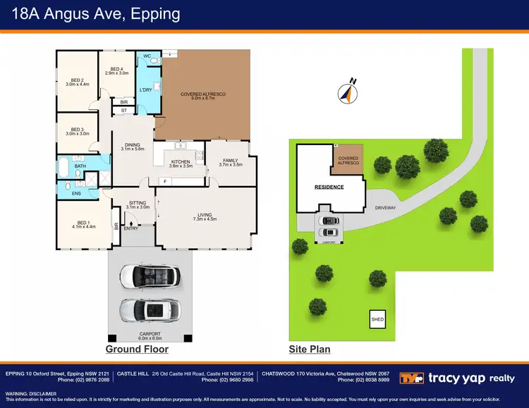 Floorplan of Homely house listing, 18A Angus Avenue, Epping NSW 2121