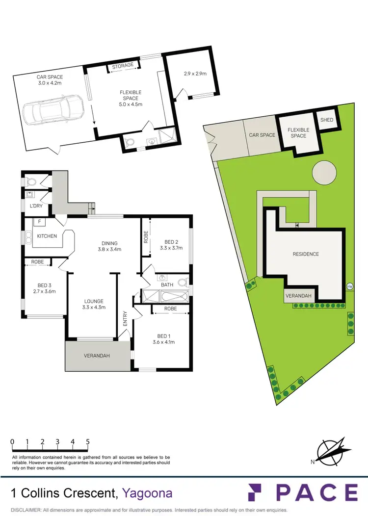 Floorplan of Homely house listing, 1 Collins Crescent, Yagoona NSW 2199