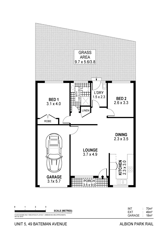 Floorplan of Homely villa listing, 5/49 Bateman Avenue, Albion Park Rail NSW 2527