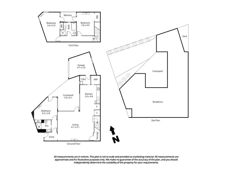 Floorplan of Homely townhouse listing, 1A Macartney Street, Reservoir VIC 3073