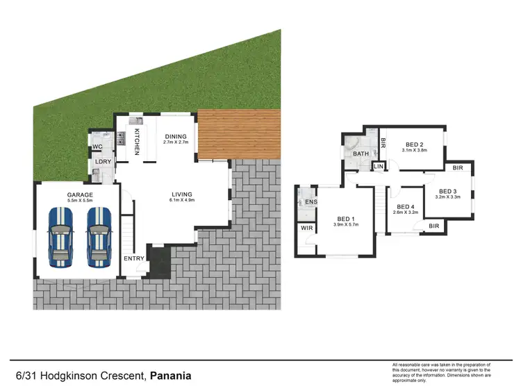 Floorplan of Homely townhouse listing, 6/31 Hodgkinson Crescent, Panania NSW 2213