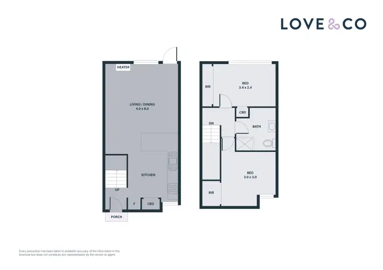 Floorplan of Homely townhouse listing, 3/44-48 Strettle Street, Thornbury VIC 3071