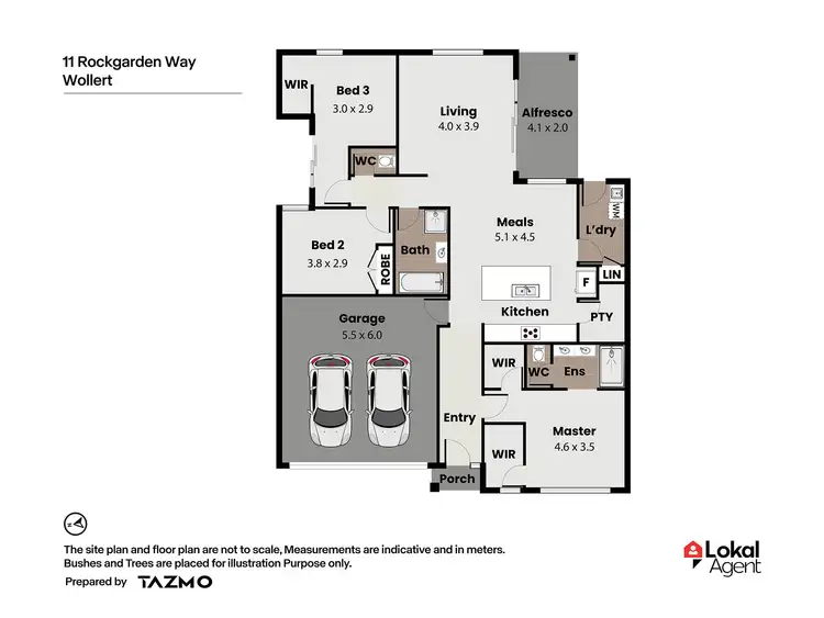 Floorplan of Homely house listing, 11 Rockgarden Way, Wollert VIC 3750