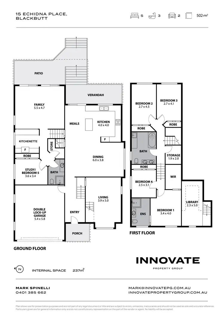 Floorplan of Homely house listing, 15 Echidna Place, Blackbutt NSW 2529