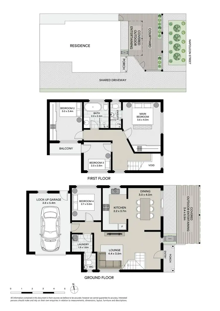 Floorplan of Homely semi-detached listing, 2/110 Napoleon Street, Sans Souci NSW 2219