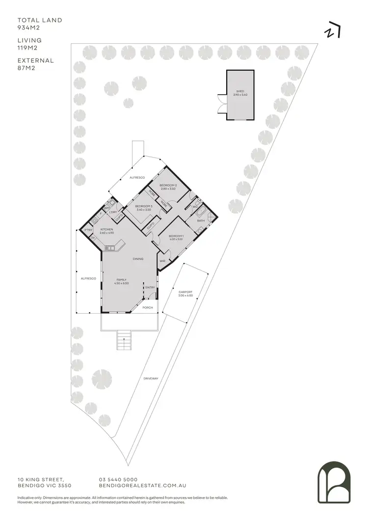 Floorplan of Homely house listing, 11A Paperbark Court, Strathdale VIC 3550