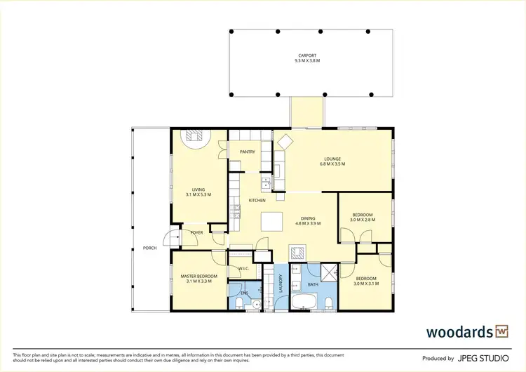 Floorplan of Homely house listing, 14 Rose Boulevard, Lancefield VIC 3435