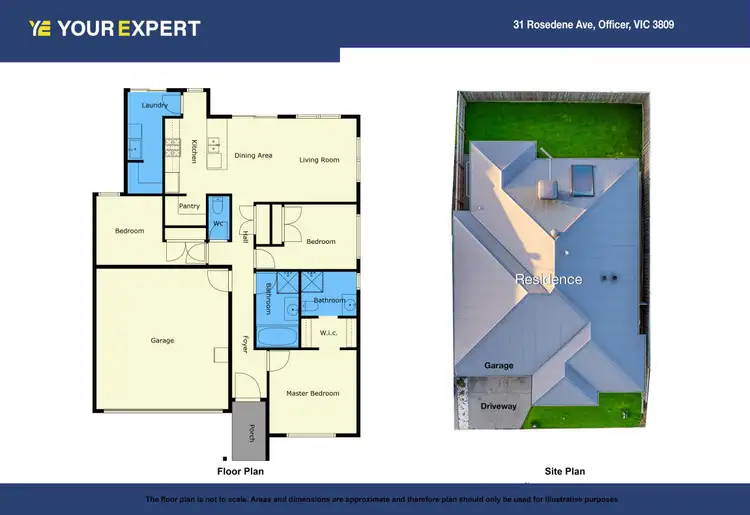 Floorplan of Homely house listing, 31 Rosedene Avenue, Officer VIC 3809