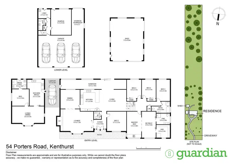 Floorplan of Homely house listing, 54 Porters Road, Kenthurst NSW 2156