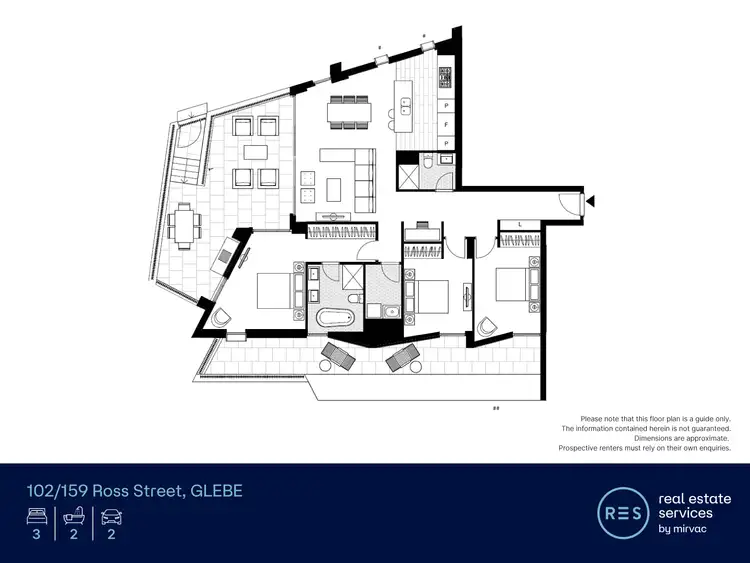 Floorplan of Homely terrace listing, 102/159 Ross Street, Glebe NSW 2037