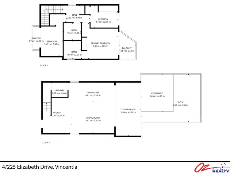 Floorplan of Homely house listing, 4/225 Elizabeth Drive, Vincentia NSW 2540