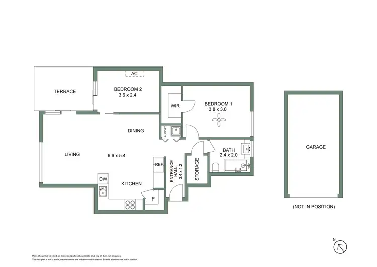 Floorplan of Homely apartment listing, 7/3 Bundalohn Court, St Kilda VIC 3182