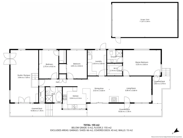 Floorplan of Homely house listing, 14 Fords Road, Gruyere VIC 3770