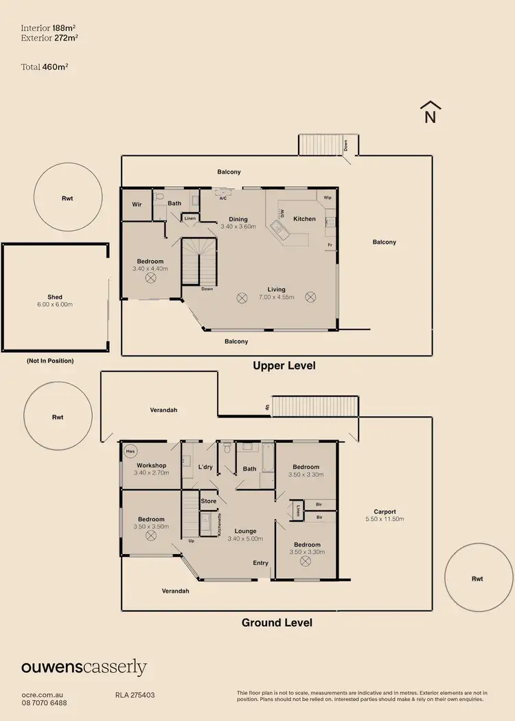 Floorplan of Homely rural property listing, 66A Newell Avenue, Middleton SA 5213