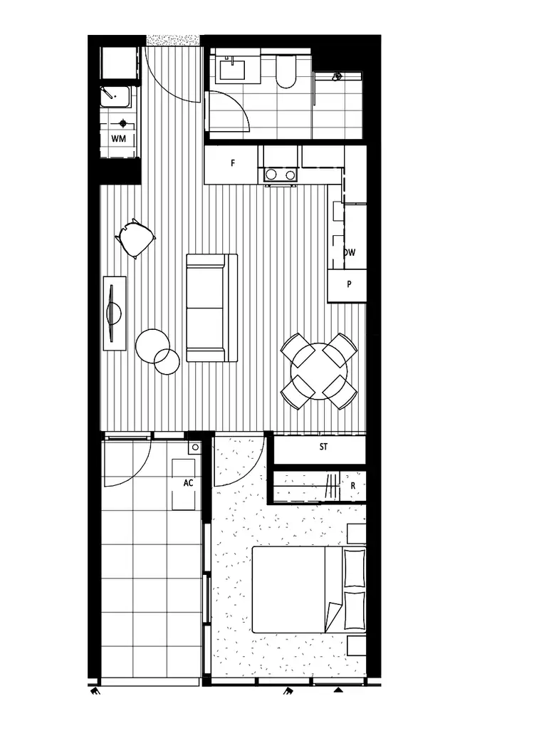 Floorplan of Homely apartment listing, 715/83 Cooyong Street, Reid ACT 2612