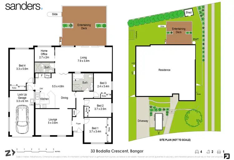 Floorplan of Homely house listing, 33 Bodalla Crescent, Bangor NSW 2234