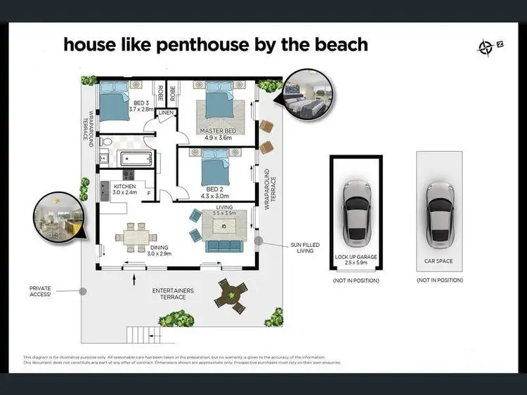 Floorplan of Homely apartment listing, 10/43 Adams Street, Curl Curl NSW 2096