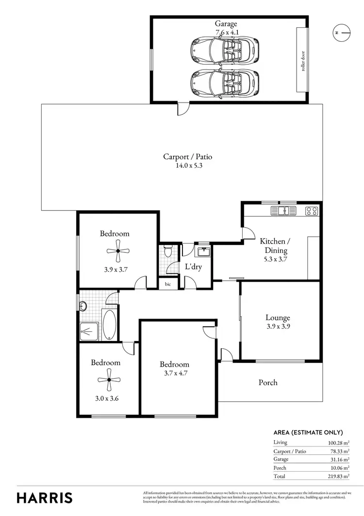 Floorplan of Homely house listing, 36 Meadow Avenue, Campbelltown SA 5074