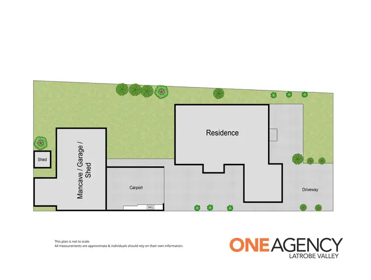 Floorplan of Homely house listing, 12 Donegal Avenue, Traralgon VIC 3844