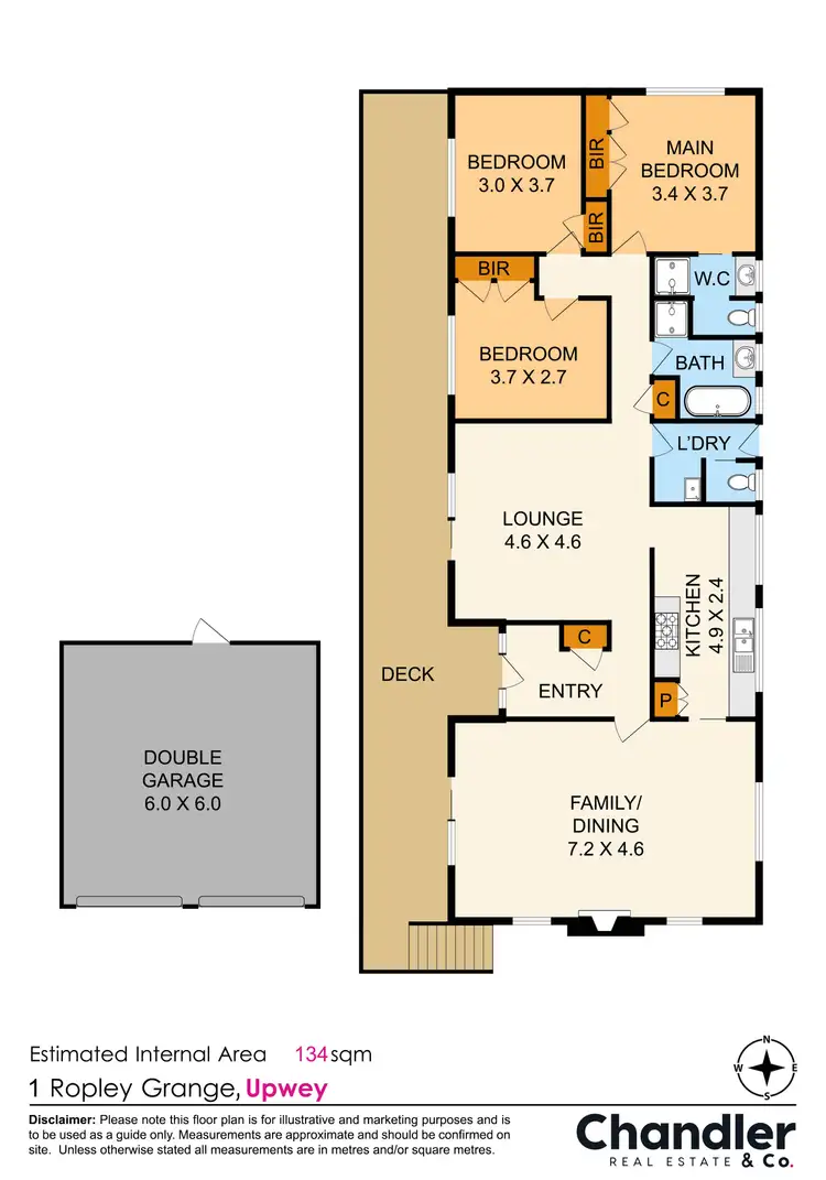 Floorplan of Homely house listing, 1 Ropley Grange, Upwey VIC 3158