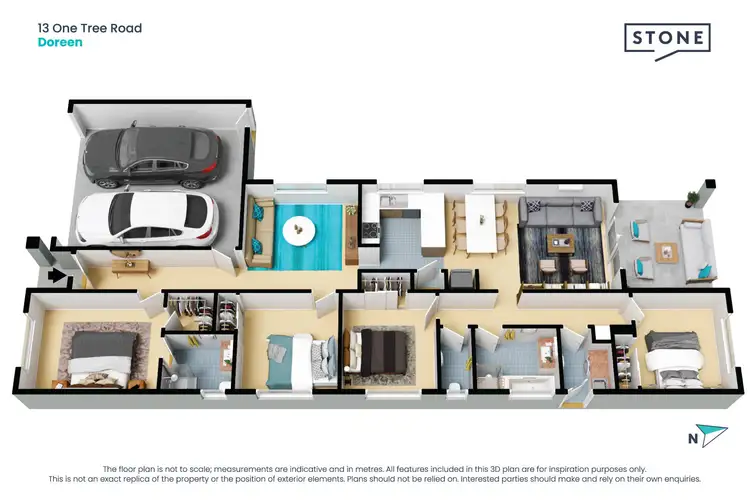 Floorplan of Homely house listing, 13 One Tree Road, Doreen VIC 3754