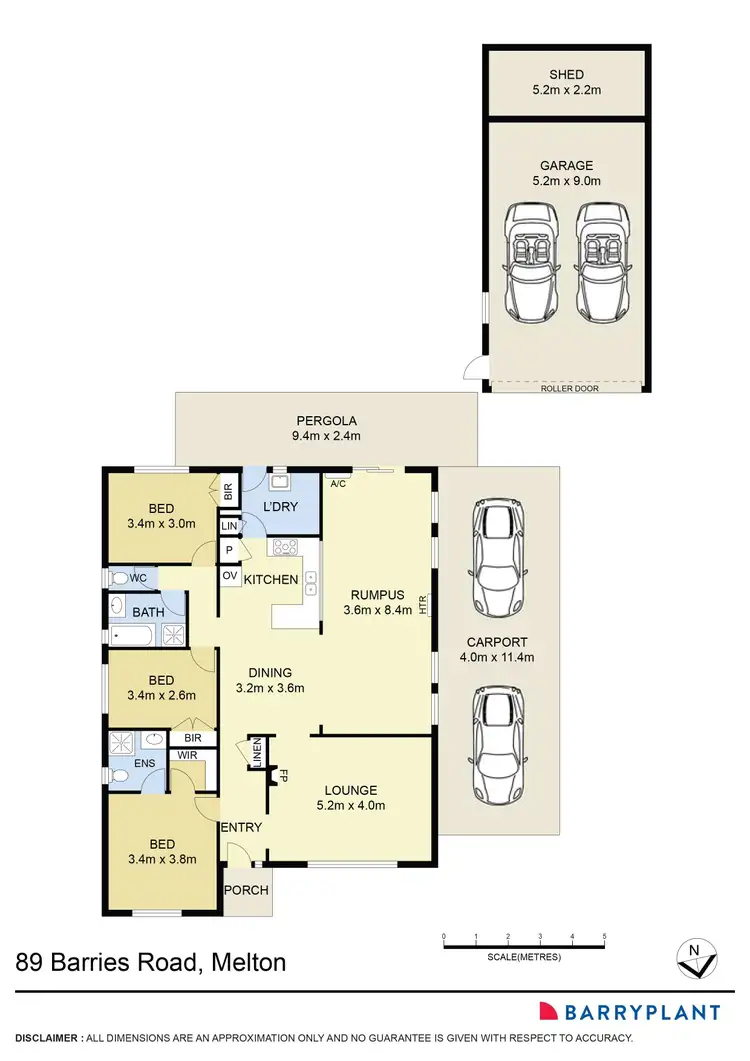 Floorplan of Homely house listing, 89 Barries Road, Melton VIC 3337
