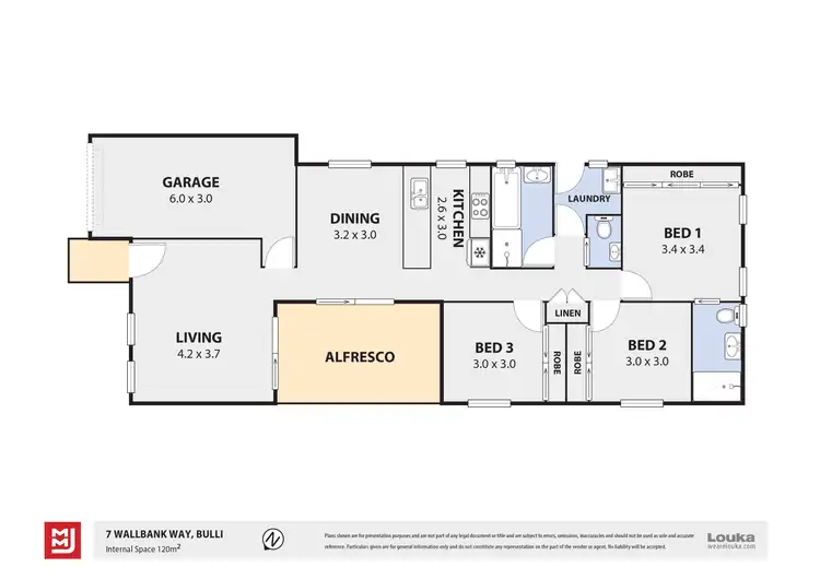 Floorplan of Homely house listing, 7 Wallbank Way, Bulli NSW 2516