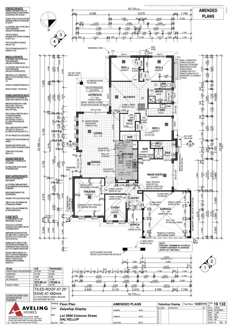 Floorplan of Homely house listing, 21 Colonna Street, Dalyellup WA 6230