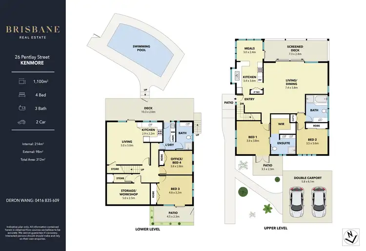 Floorplan of Homely house listing, 26 Pentlay Street, Kenmore QLD 4069