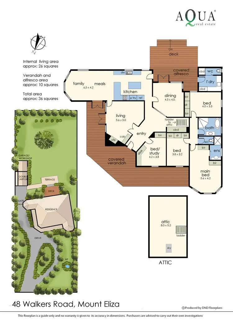 Floorplan of Homely house listing, 48 Walkers Road, Mount Eliza VIC 3930