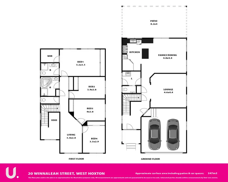 Floorplan of Homely house listing, 20 Winnaleah Street, West Hoxton NSW 2171