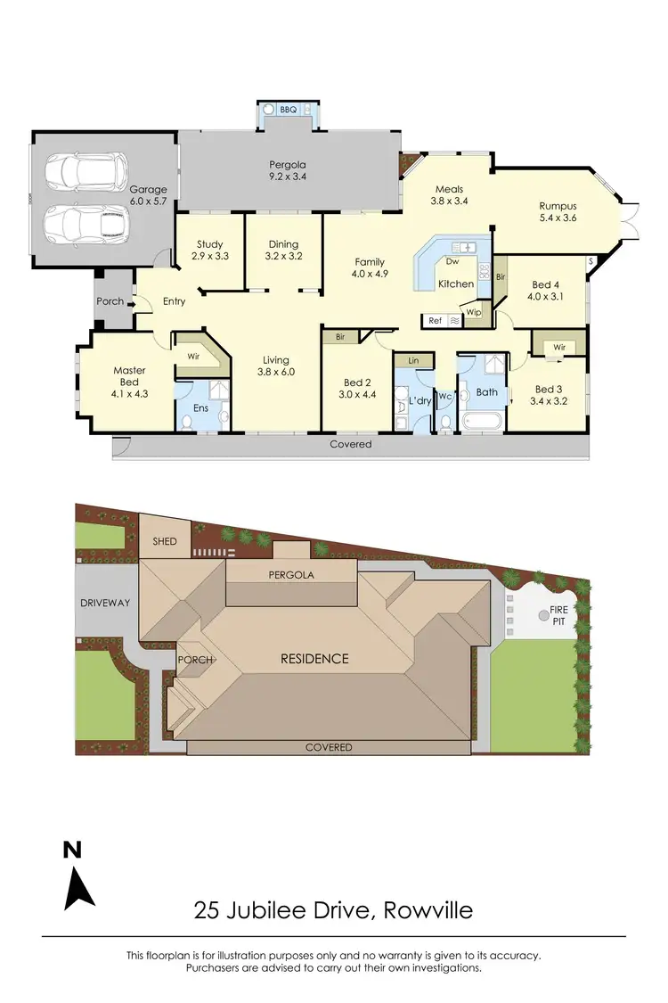 Floorplan of Homely house listing, 25 Jubilee Drive, Rowville VIC 3178