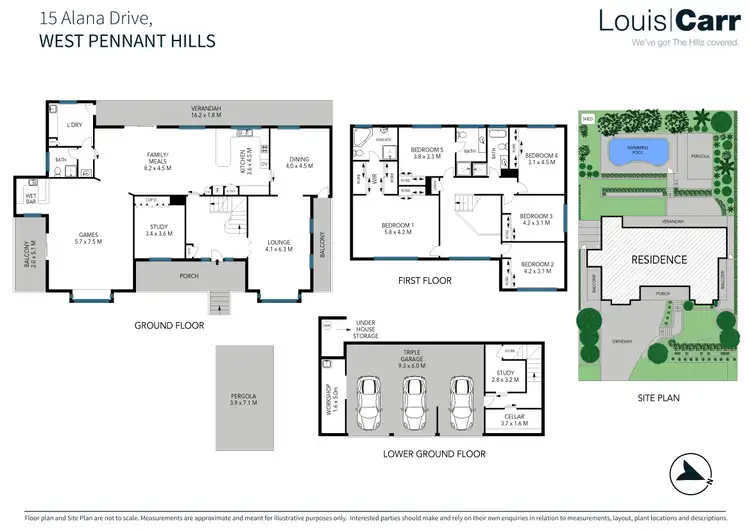 Floorplan of Homely house listing, 15 Alana Drive, West Pennant Hills NSW 2125