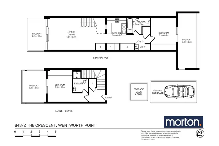 Floorplan of Homely apartment listing, 843/2 The Crescent, Wentworth Point NSW 2127