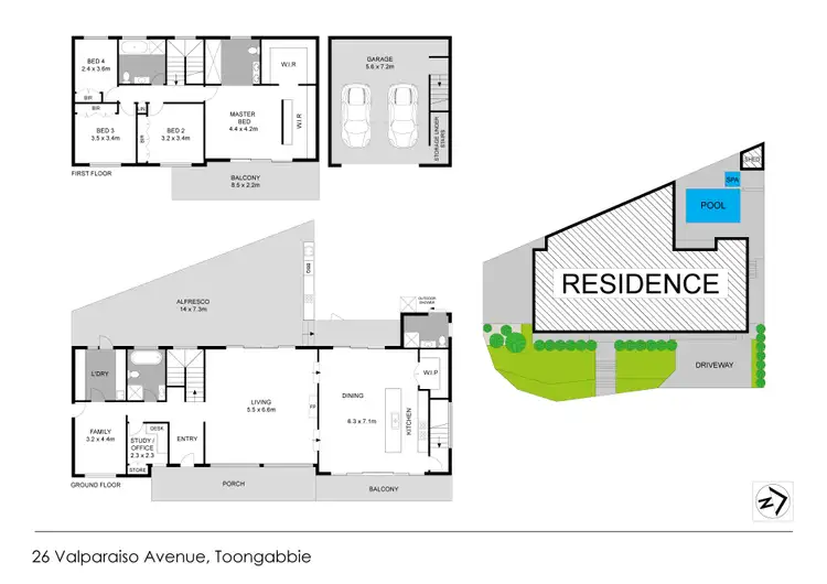 Floorplan of Homely house listing, 26 Valparaiso Avenue, Toongabbie NSW 2146